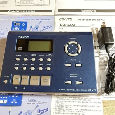 TASCAM CD-VT2 portátil CD música y entrenador de voz - Imagen 1 de 4
