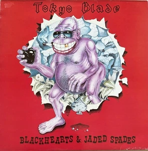 TOKYO BLADE - Blackhearts & Jaded Spades VINYL LP 1986 Exc Cond! DB1 - Picture 1 of 3