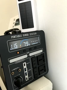 Power Storage Station + 60000mAh Power Bank - Black & White - Photo 1 sur 4
