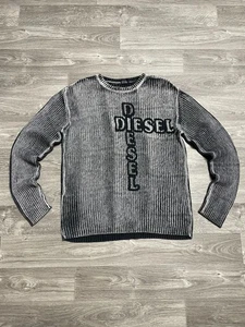 Suéter Tejido Rasgado Diesel Vintage Estilo Opio Y2K Años 90 Talla XXL - Imagen 1 de 16
