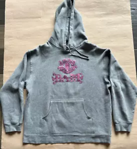 BAM MARGERA ELEMENT SKATEBOARDS GRAY HEAVYWEIGHT HOODIE VTG ADULT MD JACKASS - Picture 1 of 4