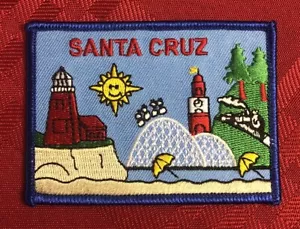 Santa Cruz California Souvenir Iron On Patch - Picture 1 of 3