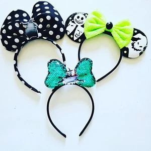 Handmade Hair Bows - Disney - Nightmare Before Christmas - Headband #6 - Picture 1 of 4