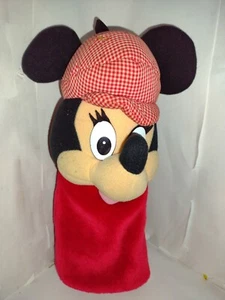 Mini Mouse Disney Store Tartan Detective Sherlock Cap Rare 12" - Picture 1 of 5