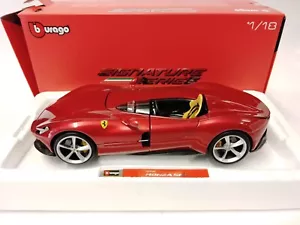 Burago BBurago Signature Ferrari Monza SP1 Rojo Met. 2018 1/18 18-16909RD - Imagen 1 de 2