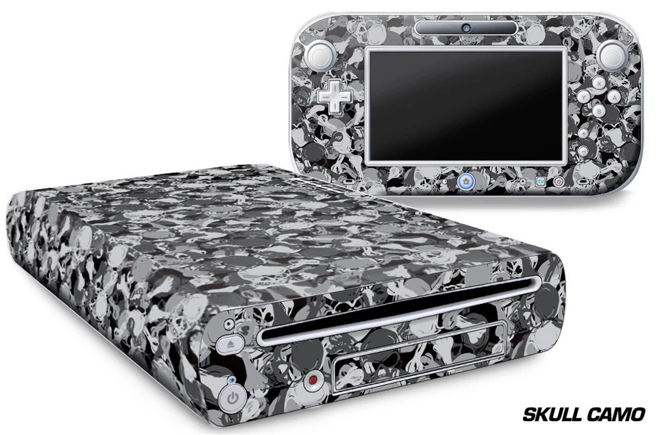 Skin Decal Wrap for Nintendo Wii U Gaming Console & Controller Sticker SKLL CAMO - Image 1 of 1