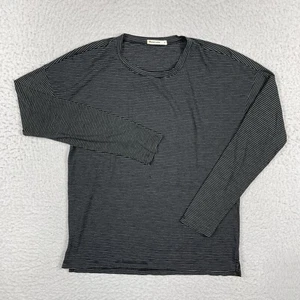 Marine Lagenlook Shirt Damen klein schwarz gestreift Freizeit Strand Surfer Reise Top - Bild 1 von 12