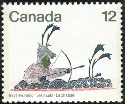 Canada sc#750 Inuit Hunting: Disguised Archer, Mint-NH - Image 1 of 2