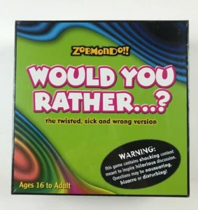 Would You Rather Board Game by Zobmondo!! 2003 NEW Sealed! - Picture 1 of 6