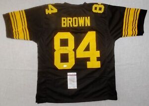 ANTONIO BROWN SIGNED AUTO PITTSBURGH STEELERS COLOR RUSH JERSEY JSA AUTOGRAPHED