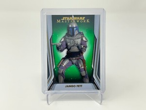2021 Topps Star Wars Masterwork Jango Fett Green Parallel /99