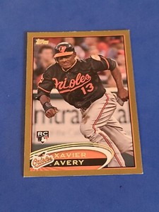 2012 Xavier Avery /2012 Topps Gold Parallel #US320 Rookie 