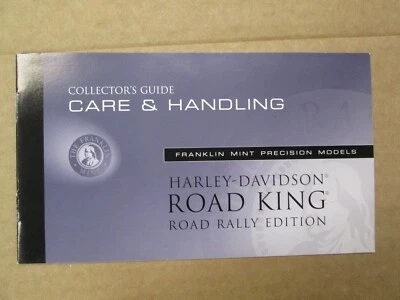Franklin Mint Paperwork Harley Davidson Road King Road Rally Edition - Image 1 of 3