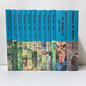 The Bible Story by Arthur S Maxwell Vol. 1-10 Complete Set HC 1953-57 + 2 Books - Picture 1 of 21