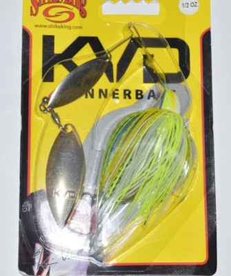 strike king Kevin VanDam KVD spinnerbait 1/2oz willow blade chartreuse sexy shad - Image 1 of 4