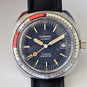 CARDINAL-AUTOMATIC-20 ATMOS-OVERSIZE (40,5 MM)-ACCIAIO-SUB 200 M-CALIBRO FE 5612 - Picture 1 of 24