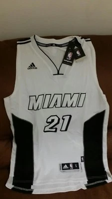 Camiseta Adidas Miami Heat Hassan Whiteide NBA Nueva Con Etiquetas Talla Pequeña Longitud + 2 Para Hombre Foto 1 de 4