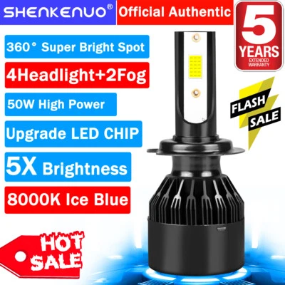 Для BMW 323i 328i 335i 340i xDrive - 6 x 8000K светодиодная фара + противотуманные лампы C9L - Изображение 1 из 4