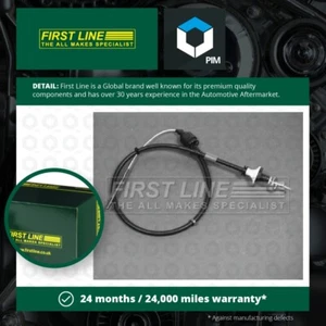 Clutch Cable fits VAUXHALL CORSA B 1.4 93 to 00 Firstline 699012 90523245 New - Picture 1 of 2