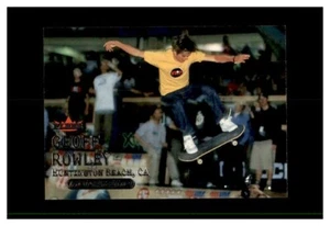 2000 FLEER ADRENALINE #12 GEOFF ROWLEY SKATEBOARD HUNTINGTON BEACH CALIFORNIA - Picture 1 of 2