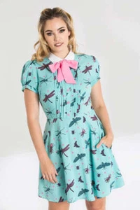 Hell Bunny Bugs Life Mini Dress