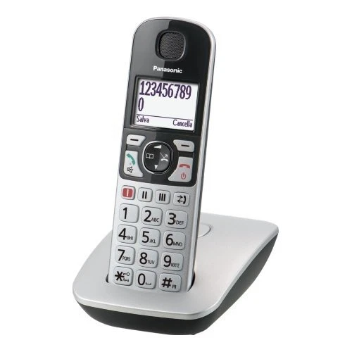 Panasonic Telefono Cordless DECT Vivavoce Amplificazione Volume - Kx-tge510jts