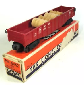 Lionel O Gauge 6462 NYC New York Central Red Gondola Coal Hopper Train Car VTG - Picture 1 of 10