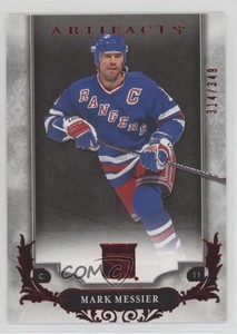 2018-19 Upper Deck Artifacts Legends Ruby /349 Mark Messier #152 HOF