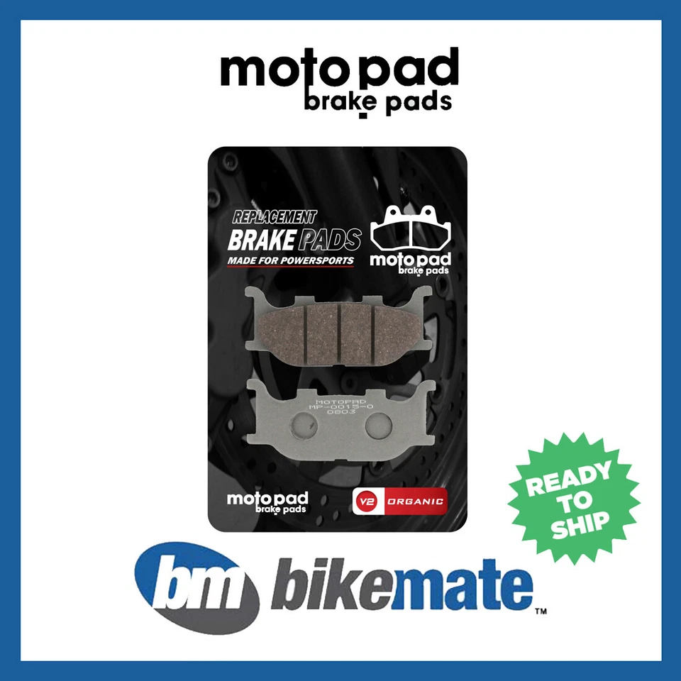 Pastillas de freno delanteras izquierda o derecha orgánicas para YAMAHA XVS 1300 A V-Star 2009 2010 Foto 1 de 1