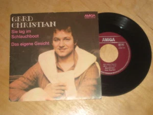 Gerd Christian - Sie lag im Schlauchboot   Vinyl  Single Amiga  - Bild 1 von 1
