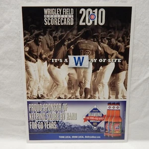 Chicago Cubs vs. Cardinals Scorecard Program 2010 (A) - Picture 1 of 3