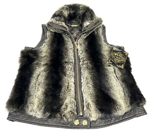 Big Chill Women's Vest Faux Fur With Pockets Size M - NWT - Picture 1 of 11