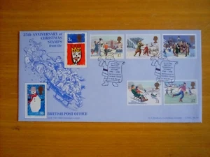 GB BRADBURY FDC 1990 LFDC 93 CHRISTMAS BETHLEHEM 25 YEARS OF STAMPS SPECIAL P/M - Picture 1 of 1