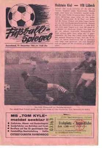 Cuaderno de programa de fútbol 64/65 RL Holstein Kiel - VfB Lübeck + Ticket - Imagen 1 de 1