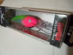 1 Rapala Deep Shad Rap Lure SR9 VIPER Custom PL HOLO Silver NIP - Picture 1 of 7