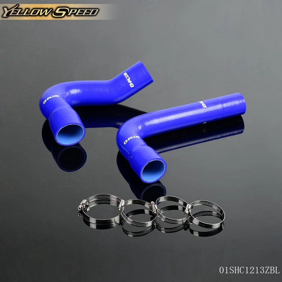 Manguera de radiador de silicona azul apta para Ford Mustang/Falcon/Fairlane V8 1967-1970 Foto 1 de 4