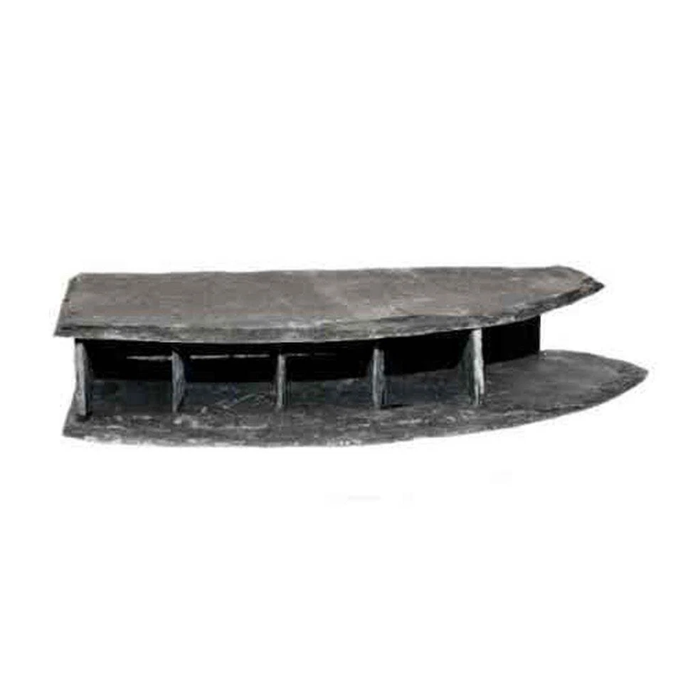 Ceramic Nature Slate Hotel Angle Left Aquarium Ornament - Single Tier - Image 1 of 1