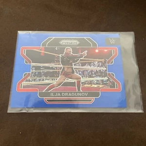 2022 Panini Prizm WWE #53 ILJA DRAGUNOV Blue Prizm Refractor Serial # 039/199 - Bild 1 von 3