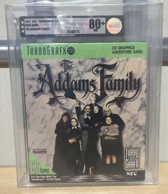 The Addams Family (TurboGrafx-CD) VGA Graded 80+ Sealed New