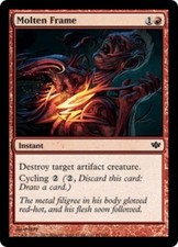 1x Molten Frame - Foil MTG Conflux NM Magic Foil
