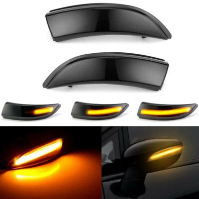 For 2008-2017 Ford Fiesta MK6 VI B-Max Sequential LED Side mirror Lights 2pc Foto 1 de 4