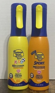(2x) Banana Boat Kids 360 Abdeckung Sonnenschutz Nebel - 5,5 flüssige Unzen LSF 50+ Ex 1/27 - Bild 1 von 4