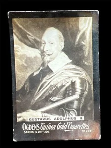 Ogdens Guinea Gold Cigarette Card - Gustavus Adolphus II - Series C #207 - Picture 1 of 2