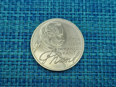 🇩🇪 West Germany 5 mark 1974 "D"  Kant  0.625 KM-139  Silver Coin 031525-4 - Image 1 of 2