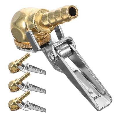  4 Pcs Tire Inflation Clamp Air Compressor Attachment for Barbed Chuck - Image 1 of 4