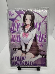One Piece Boa Hancock Jumbo Doujin Karte - Jyoshi Koukousei Holo Glitter Border - Bild 1 von 4