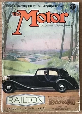 The MOTOR Magazine 10 Aug 1937 MONACO GRAND PRIX  Citroen Twelve Road Test - Image 1 of 4