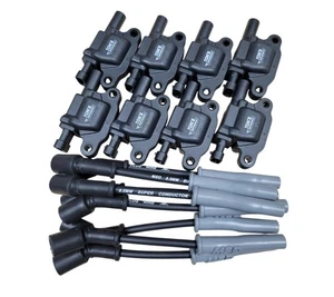 MSD 33823 Spark plug Wires & Ignition Coils Chevy GM LS2 LS3 LS4 LS7 LS9 D510C - Picture 1 of 9