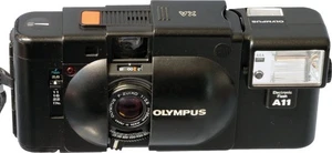 Olympus XA & A11 Flash film camera - Picture 1 of 2