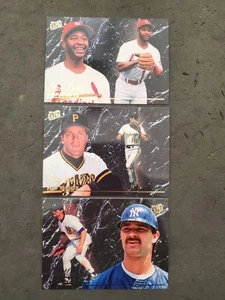 Lot (3) 1993 Fleer Ultra "Top Glove" Ozzie Smith Don Mattingly Andy Van Slyke - Picture 1 of 1